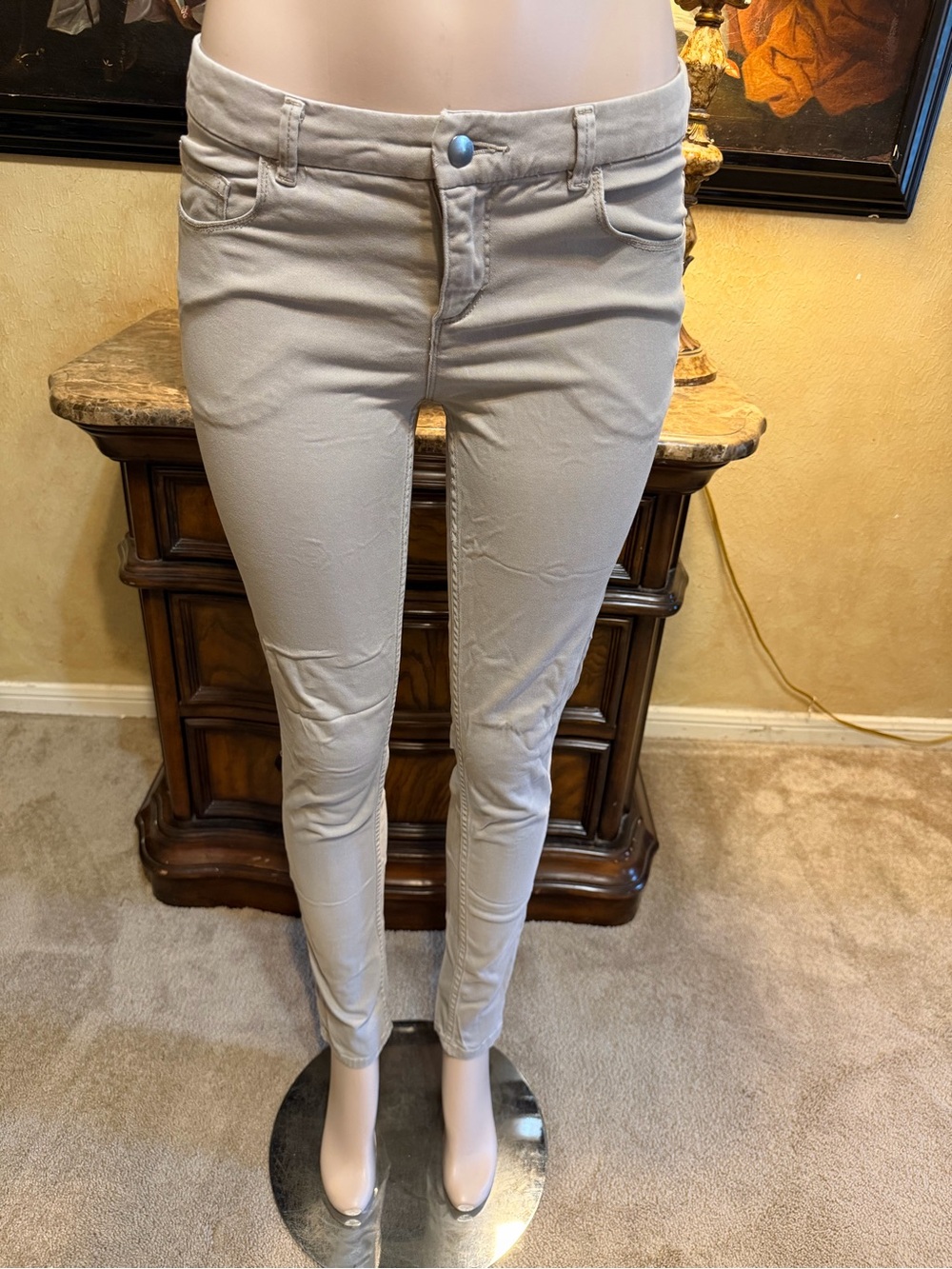 Forever 21 Women's Skinny Jeans in Light Beige